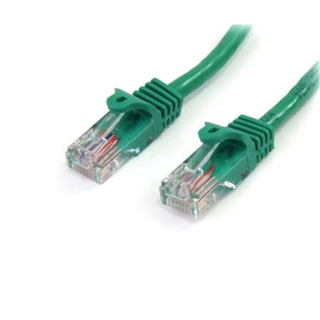 Dynamicfunction 10 ft. Cat5e Green Snagless RJ45 UTP Patch Cable - Green - 10 ft. DY3323648